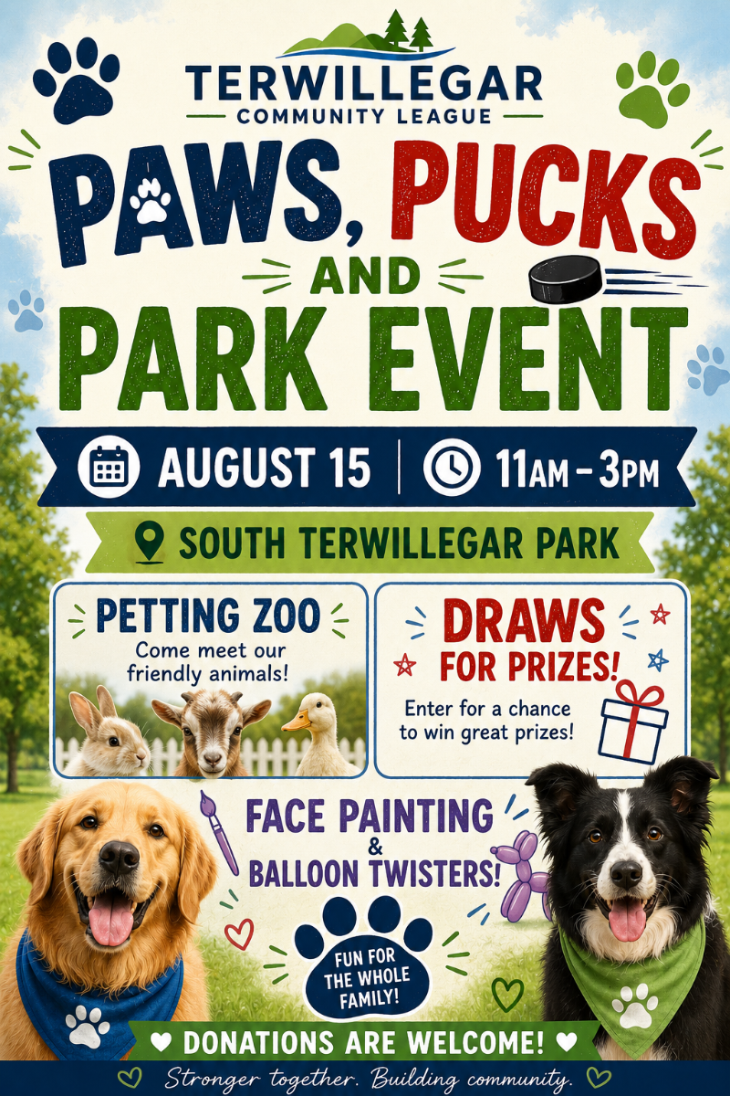 Paws, Pucks and Park event